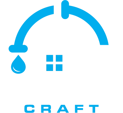 Gutter Craft Logo for Black Background